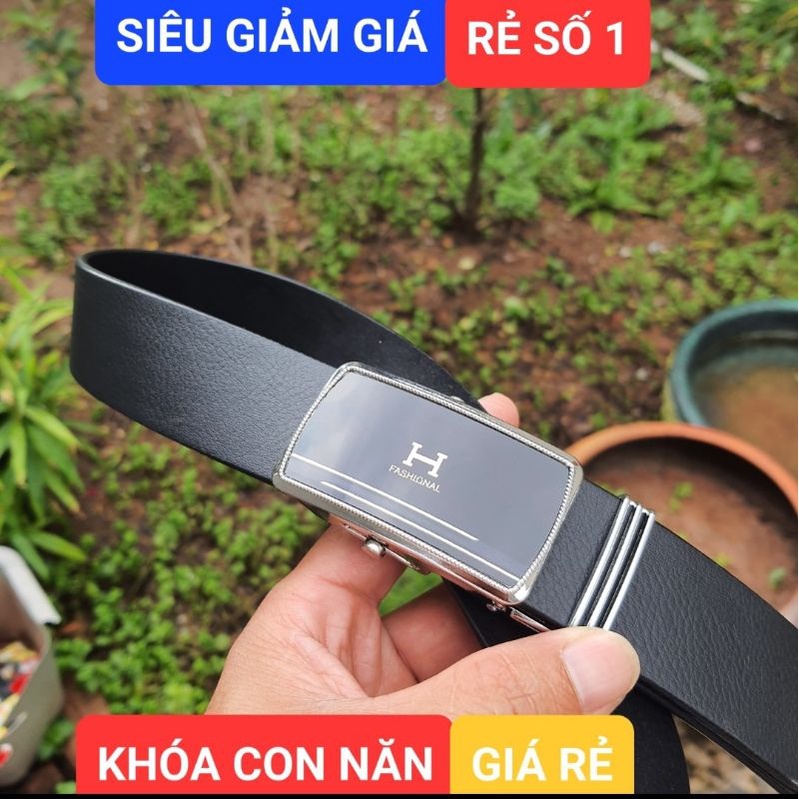 [Siêu Giảm Giá ] Thắt Lưng Nam Nịt Nam Cao Cấp Khóa Tự Động Thời Trang Trẻ Trung