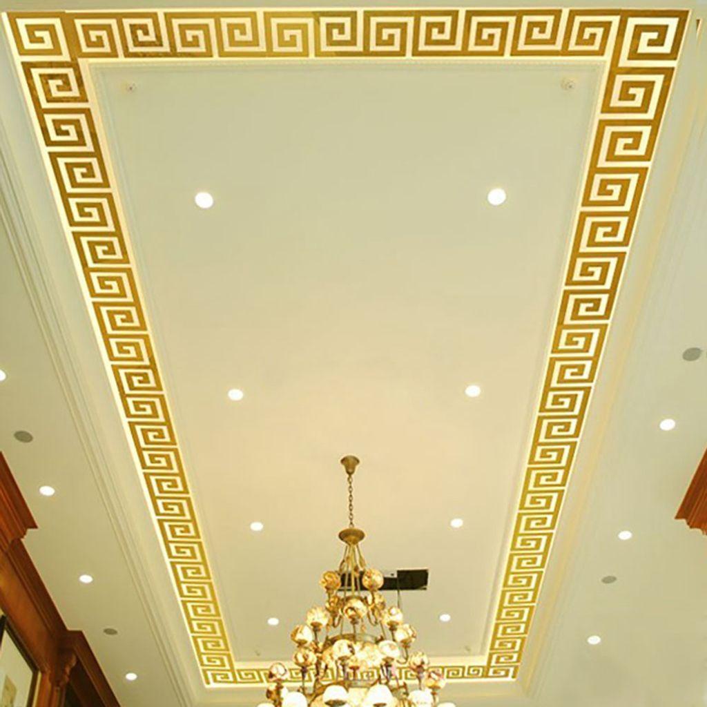 Đề Can Acrylic Tráng Gương Họa Tiết Hình Học Thời Trang Dùng Để Trang Trí Tường DIY