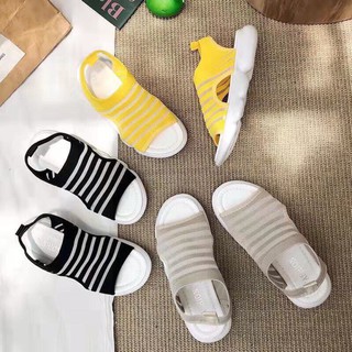 [CÓ SẴN_HÀNG QUẢNG CHÂU] (S79) Sandal đế nấm quai lưới rách