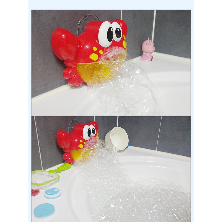 Cua tạo bọt xà phòng bong bóng - có nhạc cho bé