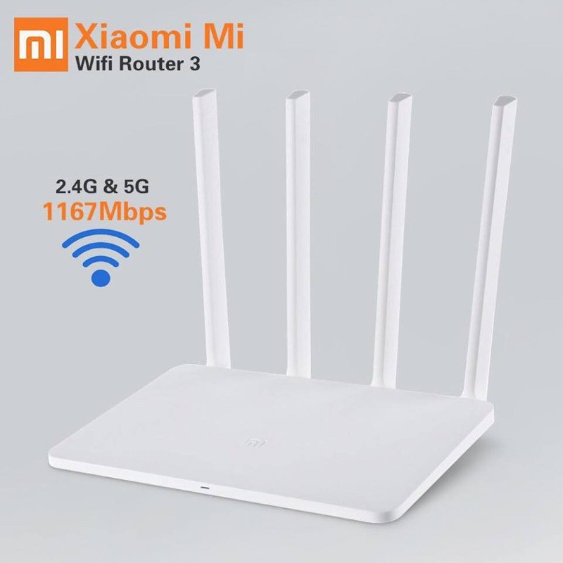 Bộ phát wifi Xiaomi Gen3, Usb 2.0 Dual Band 2.4Ghz 5Ghz. Ngôn ngữ Tiếng Viêt