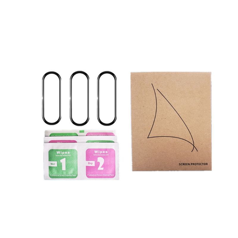 FLEXIBLE Set 3 Miếng Dán Bảo Vệ Màn Hình Cho Đồng Hồ Xiao-Mi Band 5 Classic