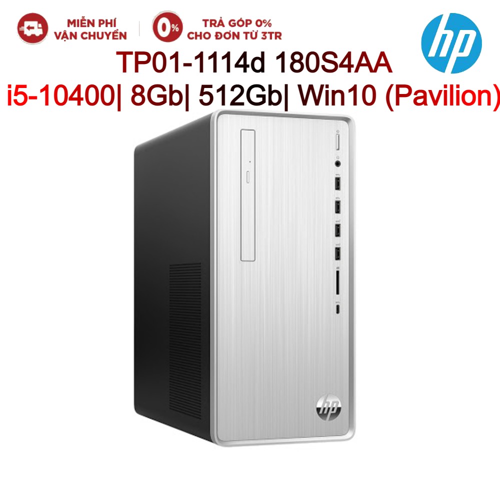 Máy tính để bàn PC HP Pavilion TP01-1114d 180S4AA i5-10400| 8GB| 512GB| Win10 | BigBuy360 - bigbuy360.vn