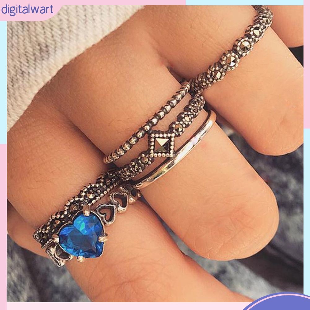 Set 6 Nhẫn Tay Phong Cách Boho Thời Trang Cho Nữ