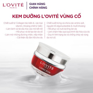 Kem chăm sóc vùng da cổ L'ovite Advanced Neckline Solution