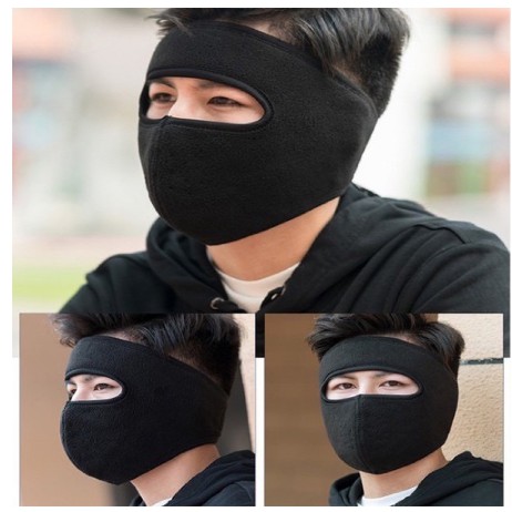 Mẫu Mới - Khẩu Trang Ninja Lót Nỉ Siêu Ấm