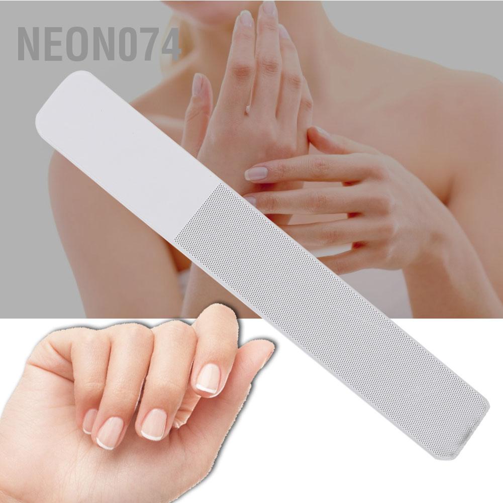 Neon074 Pro Nano Glass Nail File Polishing DIY Art Grinding Tool for Pregnant Women giũa móng tay