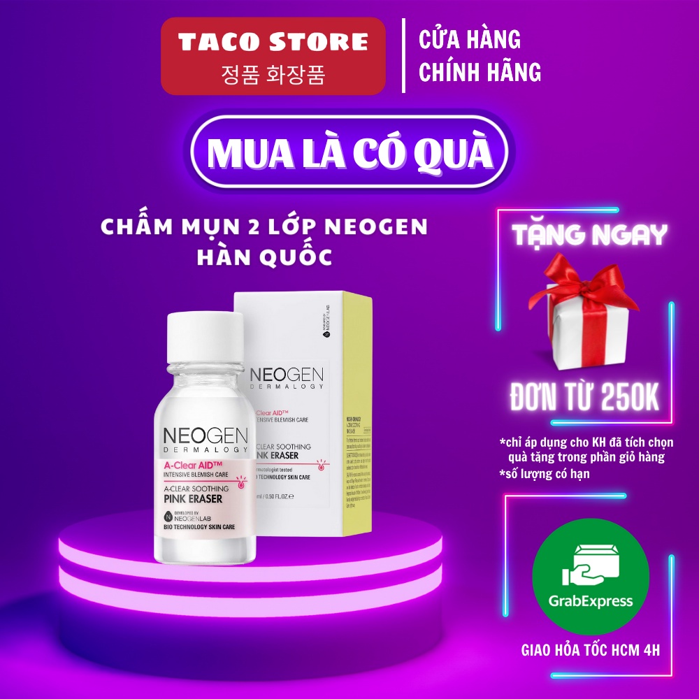 Chấm Mụn Neogen A-clear Soothing Pink Eraser 15ml Xẹp Mụn 15ml