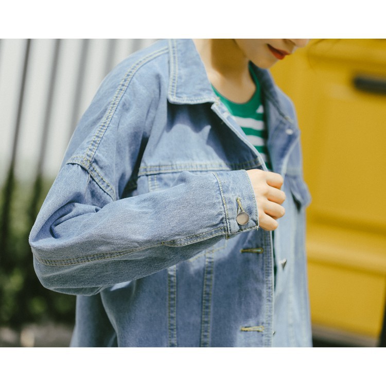 [ORDER] ÁO KHOÁC JACKET DENIM BOMBER DÁNG BASIC ULZZANG