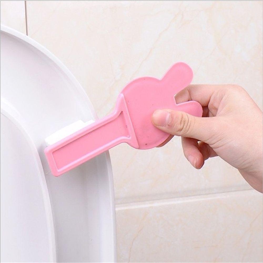 Bộ 2 Giá Đỡ Nâng Nắp Bồn Cầu Họa Tiết Hoạt Hình Dễ Thương Tiện Dụng