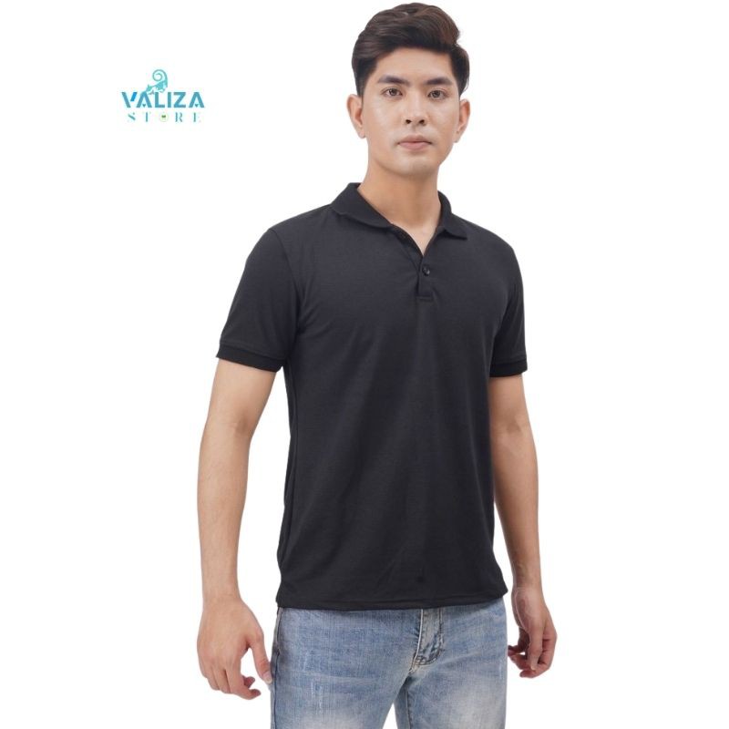 Áo Thun Phông Nam Trơn có cổ đẹp tay ngắn Áo Polo Nam cao cấp rẻ đẹp VALIZA |AT01| | BigBuy360 - bigbuy360.vn