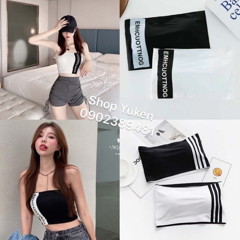 A9922 ♥️ Shop Uy Tín ♥️Áo Không dây, bralette,áo bra ống ren có mút ngực