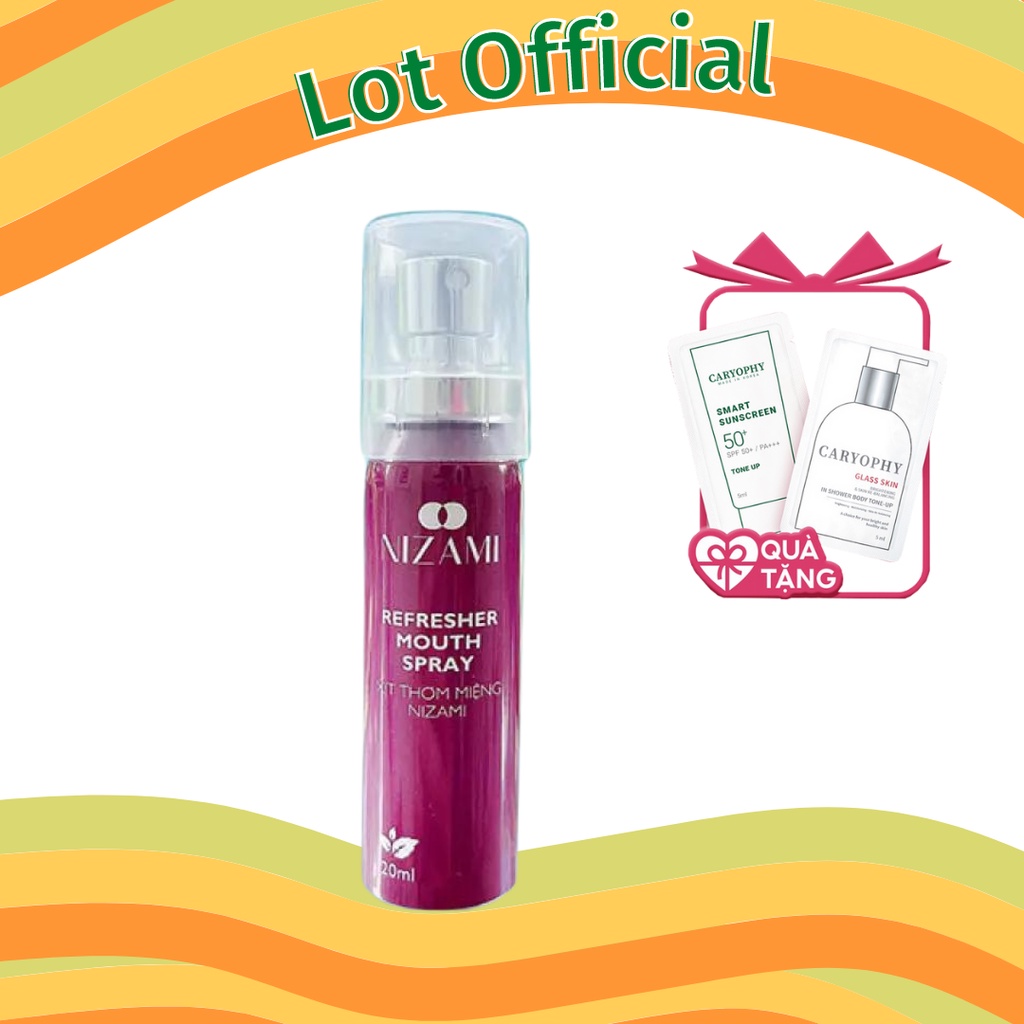 Xịt thơm miệng cao cấp Nizami đánh bay hôi miệng - xịt thơm miêng chính hãng