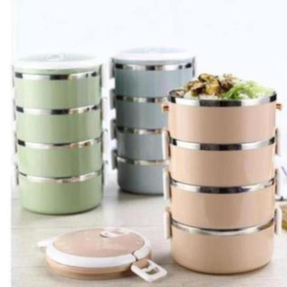 Cặp lồng cơm - Cà mên 4 tầng lúa mạch(4 TẦNG - LÚA MẠCH)