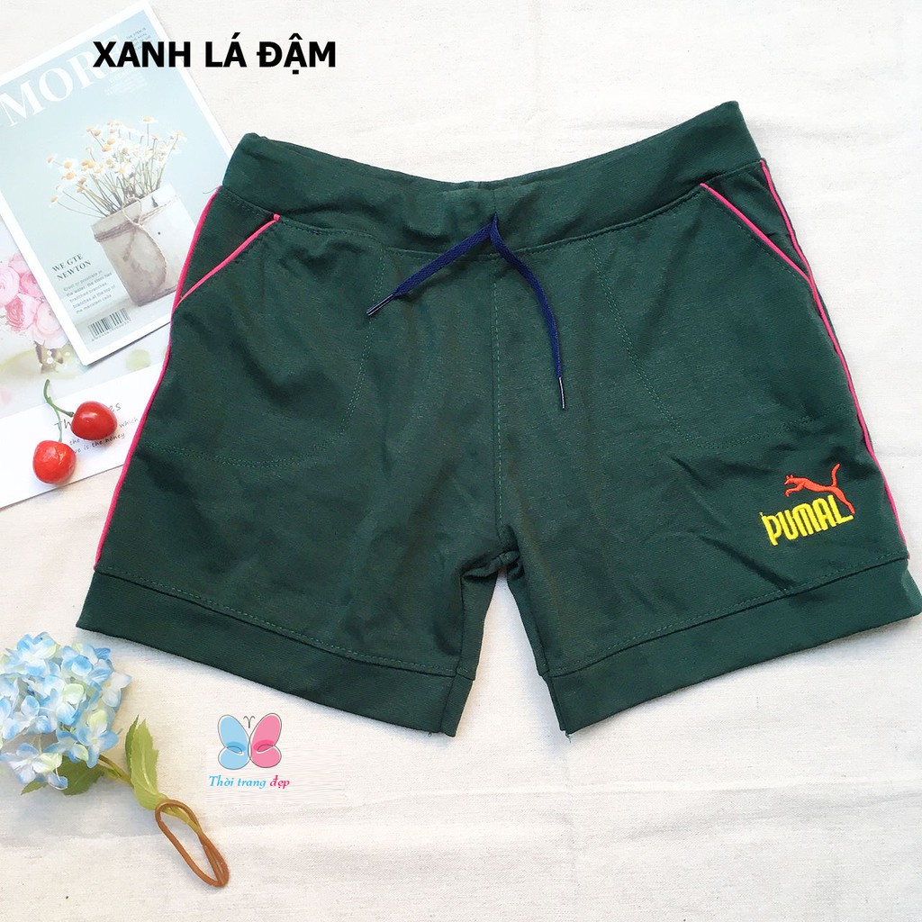 Quần đùi nữ size to từ 35-42kg Quần short Sọt nữ Lưng Thun Rút Dây - QU44