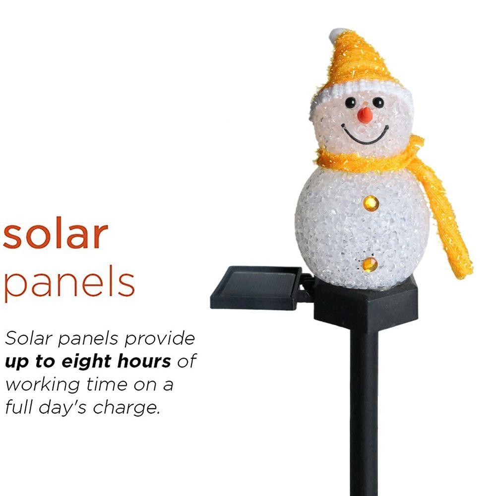 Đèn Led Trang Trí Sân Vườn Hình Ông Già Noel Chạy Bằng Năng Lượng Mặt Trời