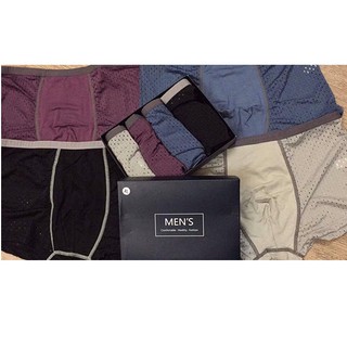 Hộp 4 quần sịp đùi thông hơi Men's cho nam