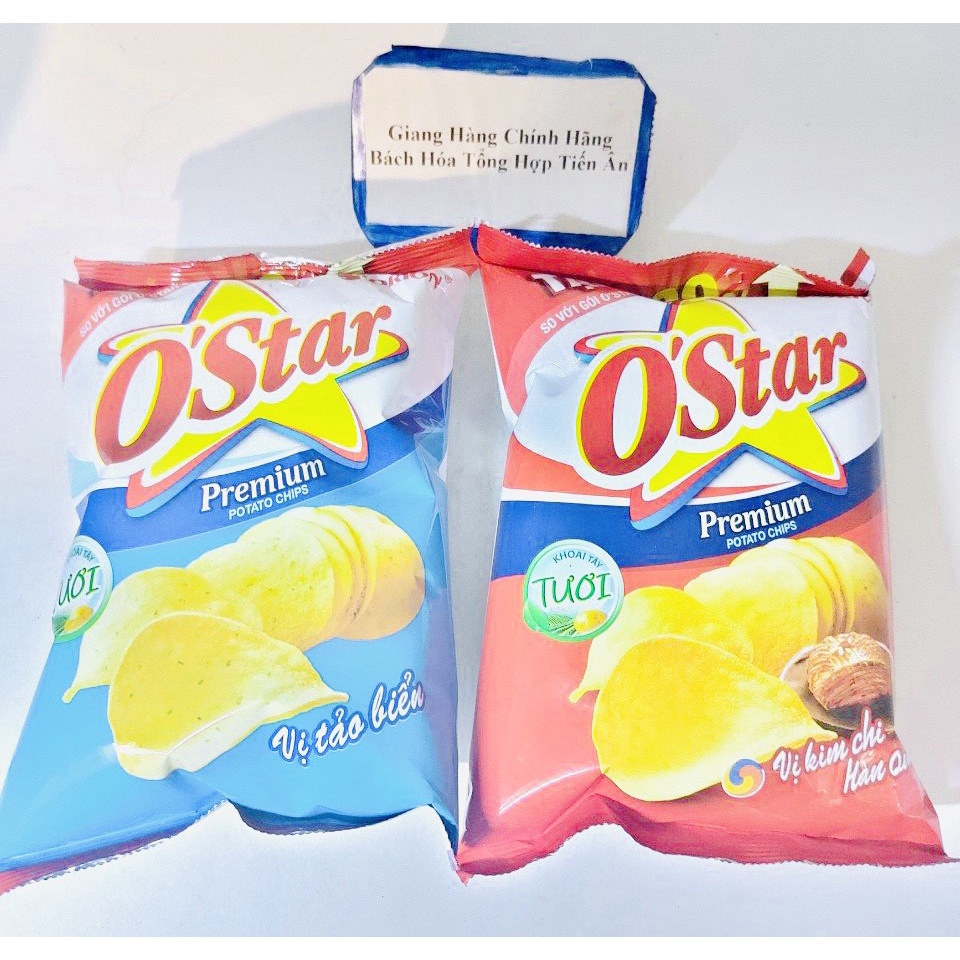 Combo 2 bịch Snack khoai tây O'STAR, TOONIES ORION ( Siêu ngon )