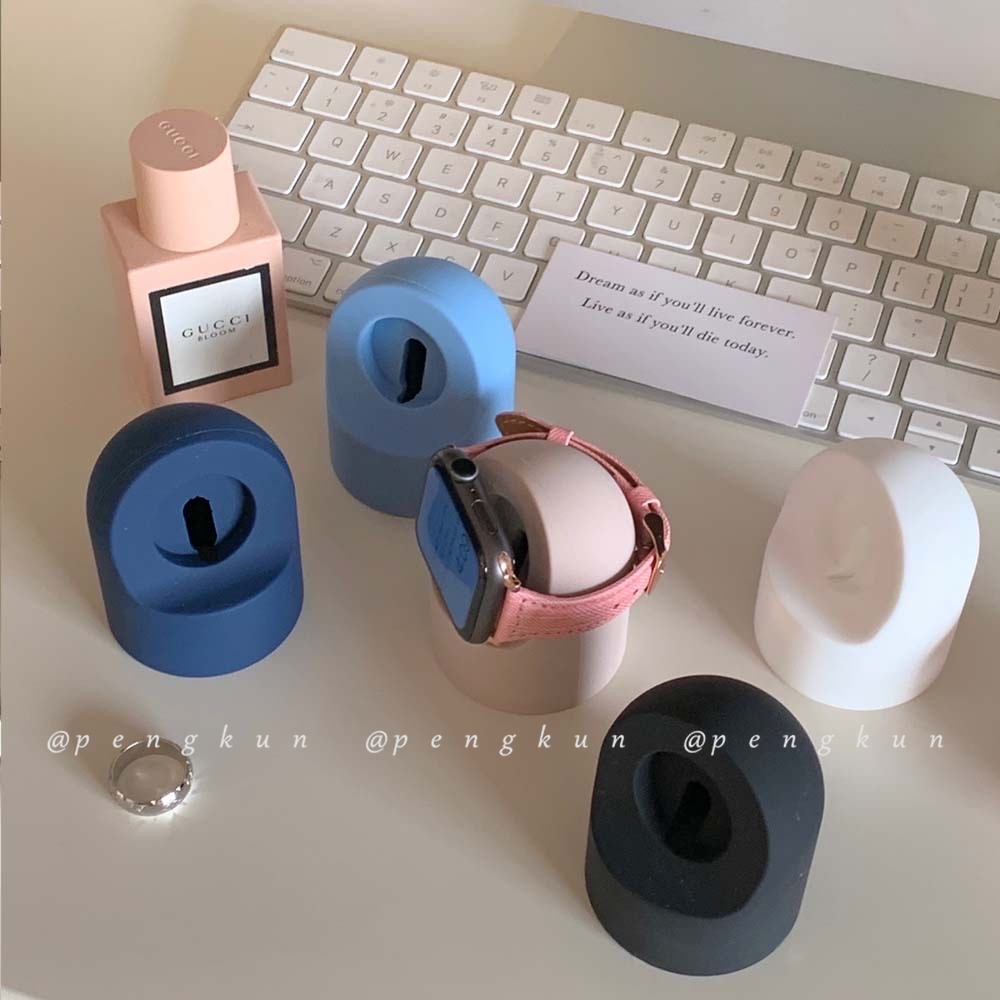 Đế Sạc Đồng Hồ Thông Minh Bằng Silicon Cho iwatch7 Generation 654se