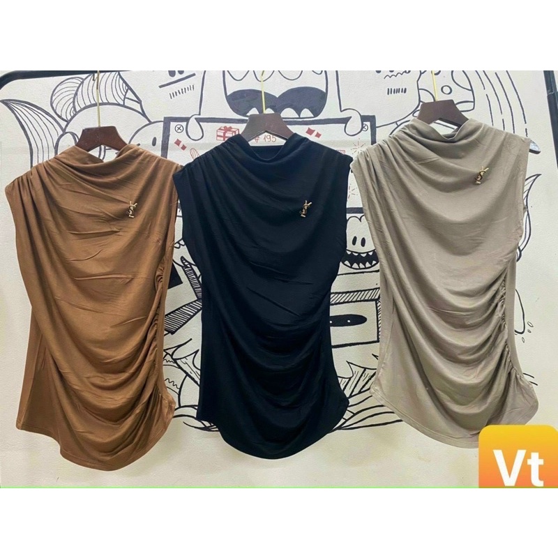 ÁO THUN LẠNH SÁT NÁCH DÚM VAI ÔM DÁNG SIÊU SANG CHẢNH MS12018 (G2-4)