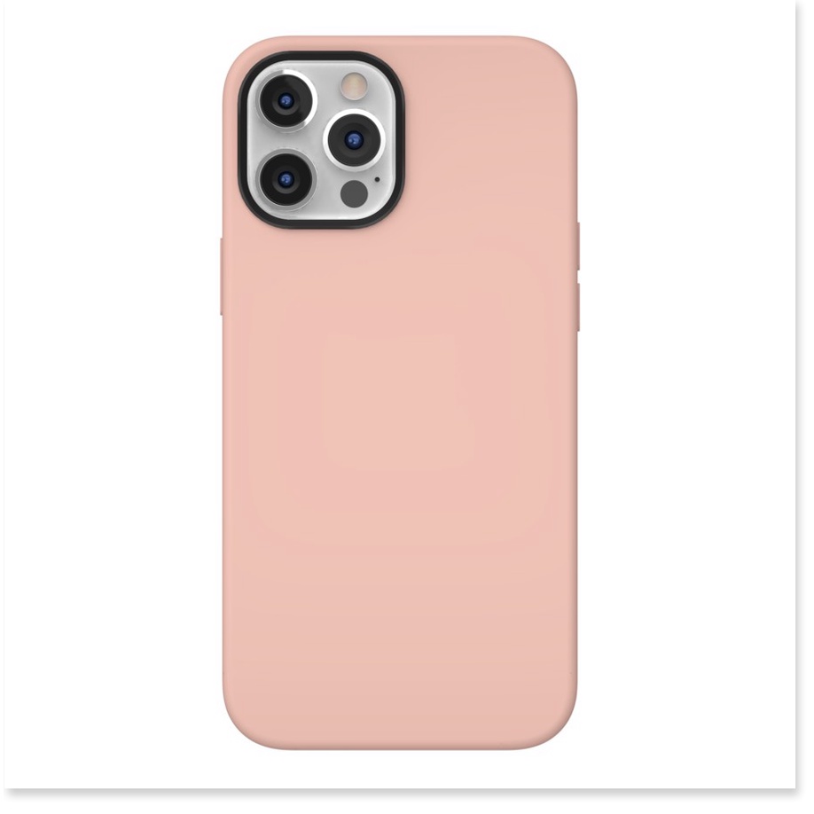 Ốp Lưng Dành Cho IPhone 12 Series Switcheasy MagSkin Lớp phủ nano và silicone lỏng chống bụi bẩn rất tốt - Hàng CHính hã
