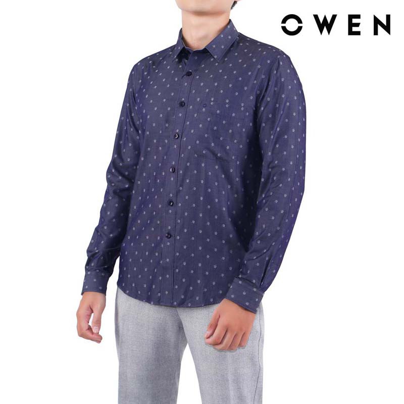 Áo sơ mi dài tay Owen Bamboo Regularfit - AR80821D | BigBuy360 - bigbuy360.vn