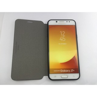 Bao da Samsung Galaxy J7 Plus/ C8 Hiệu X-Level Fib Color lưng mềm