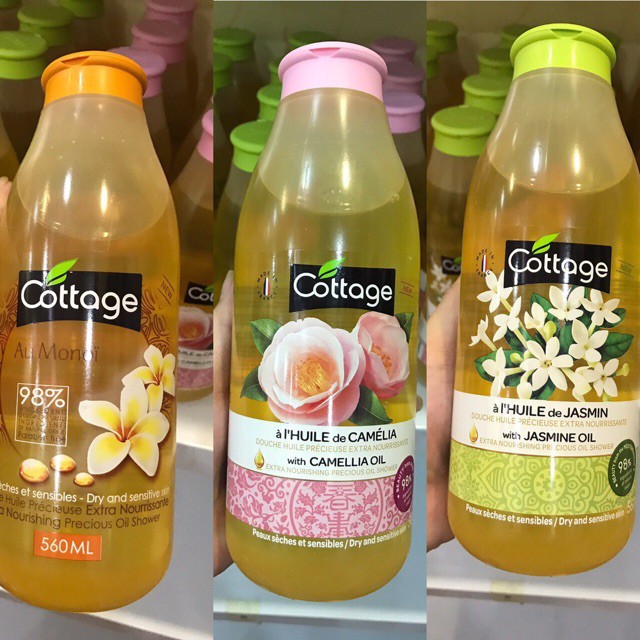 SỮA TẮM TRẮNG DA COTTAGE 560ML CHUẨN PHÁP