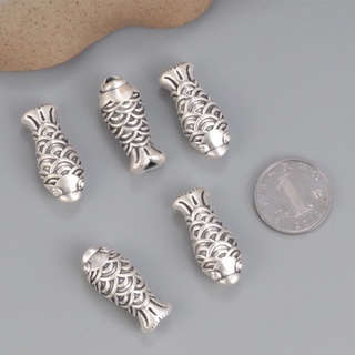 [S925] Charm 3D cá bạc chiêu tài - MH686 MOCHUONG JEWELRY