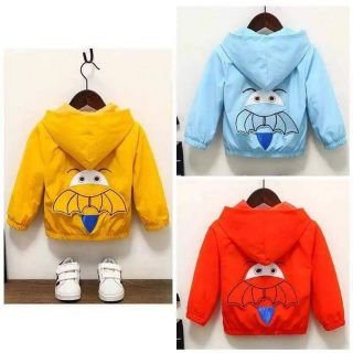 Áo khoác 2 lớp có mũ dày dặn dành cho bé trai bé gái 1- 5 tuổi hình ong bee đáng yêu tặng kèm đồ chơi cho bé
