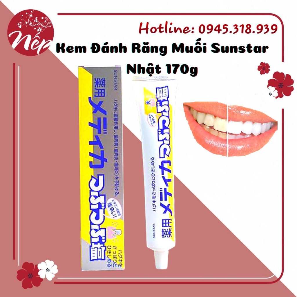 Kem Đánh Răng Muối Sunstar Nhật 170g (Date: 2024)