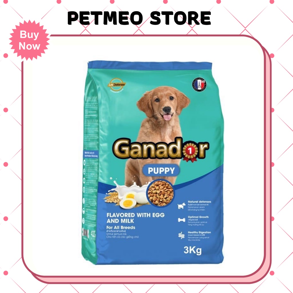 Thức ăn khô dạng hạt cho chó GANADOR đủ vị - PETMEO