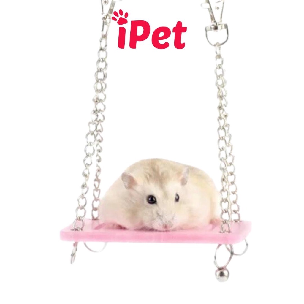 Xích Đu Gỗ Đồ Chơi Cho Chuột Hamster - iPet Shop