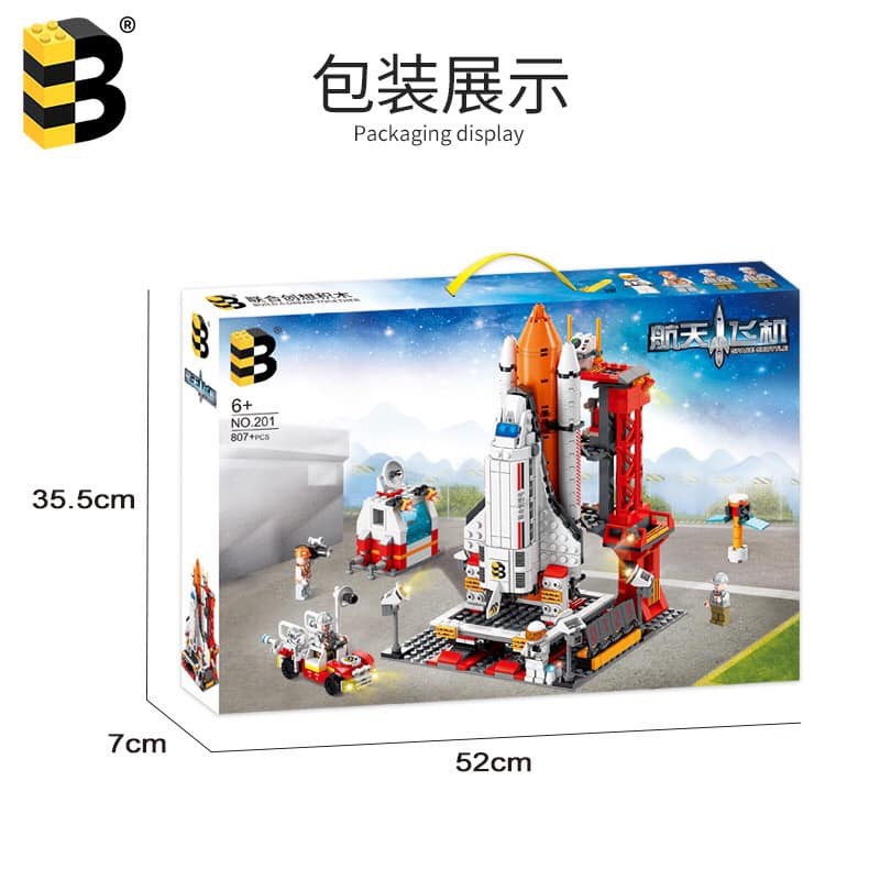 Bộ Đồ Chơi Lego Lắp Ráp Tàu Vũ Trụ 807pcs