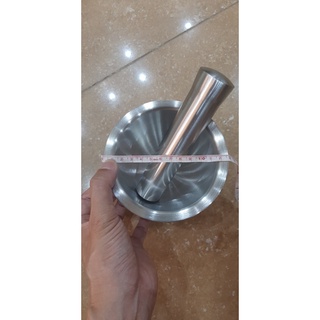cối chày inox có nắp đậy