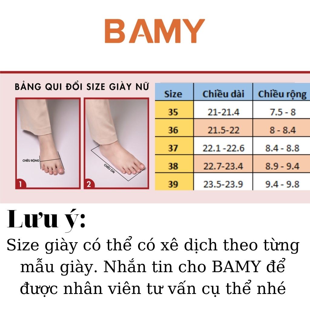 Giày Thể Thao Nữ BAMY Đế Bánh Mì mã 66 hotrend 2021