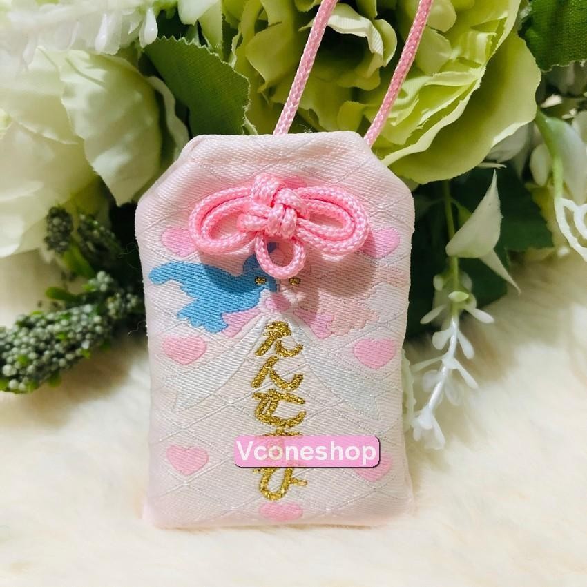 Túi Phước mèo đen may mắn Omamori Bọc Vỏ Silicon quà tặng xinh xắn nhiều ý nghĩa