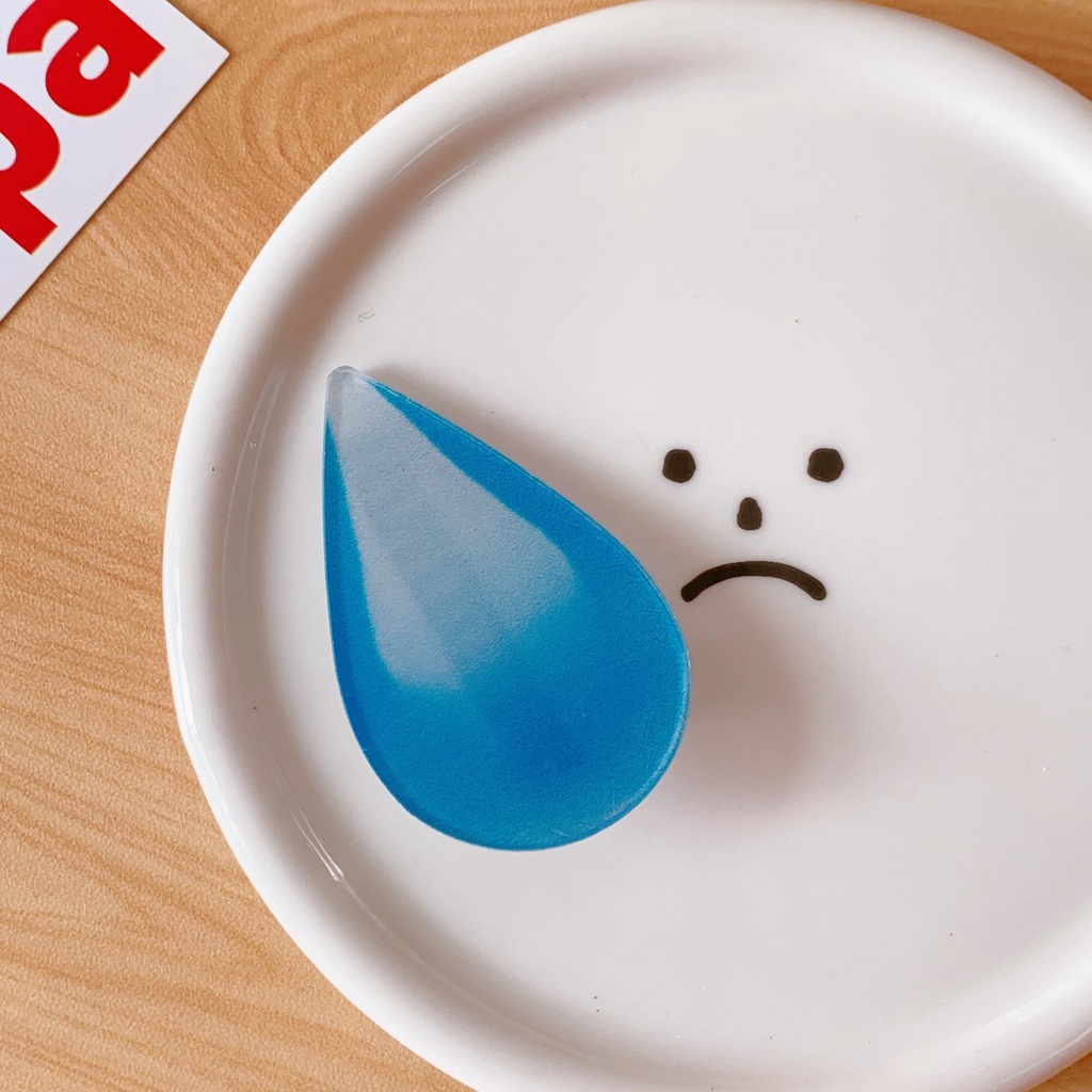 Kẹp Tóc Hình Giọt Nước Giận Dữ Phong Cách Hàn Quốc