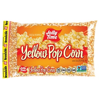Bắp rang nổ lò vi sóng không biến đổi gene jolly time non-gmo yellow popping corn kernels gói 907g