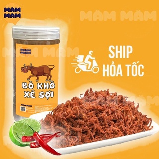Khô bò xé sợi loại ngon 300g MămMăm đồ ăn vặt Hà Nội, vừa ngon vừa rẻ
