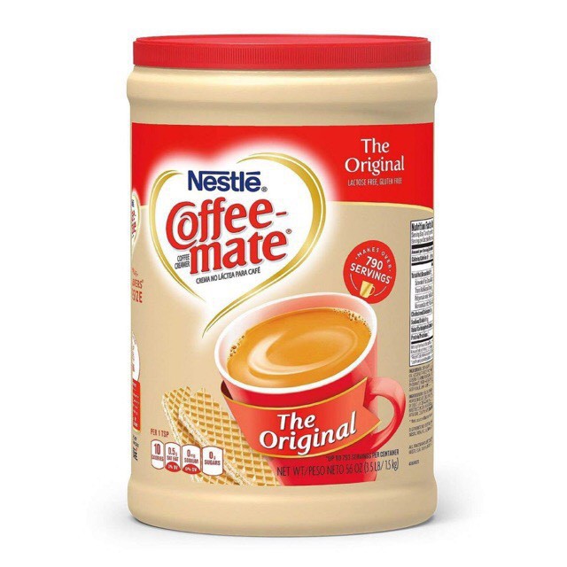 BỘT KEM PHA CAFE NESTLE COFFEE - MATE 1.5KG - MỸ