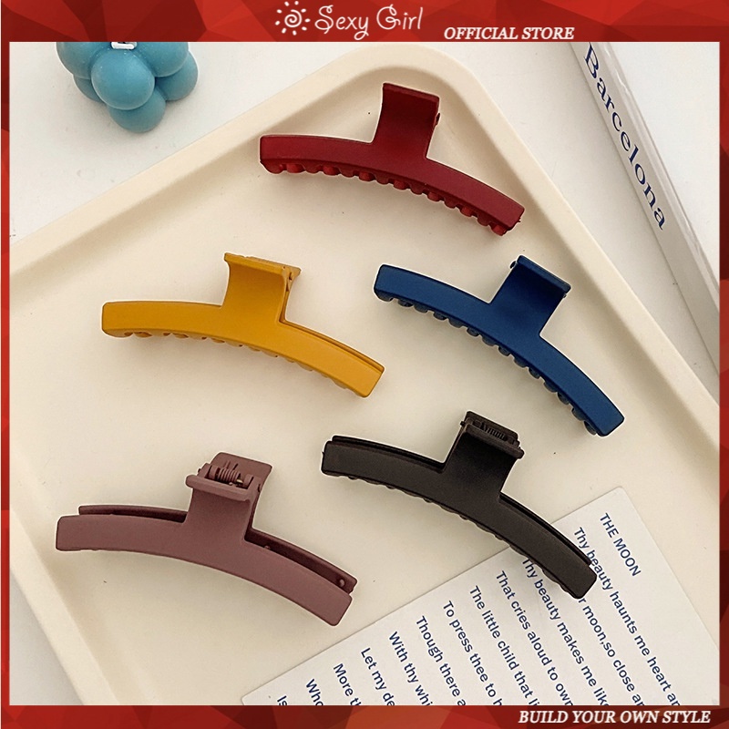 Kẹp tóc cá mập đơn giản phong cách Hàn Quốc thời trang cho nữ