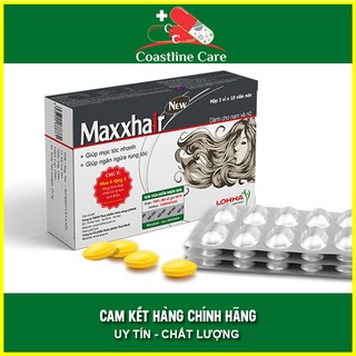 [TÍCH ĐIỂM MUA 6 TẶNG 1] - Maxxhair New Chính Hãng Ngăn Rụng Tóc - Tóc Bóng Mượt (Hộp 30 VIên)