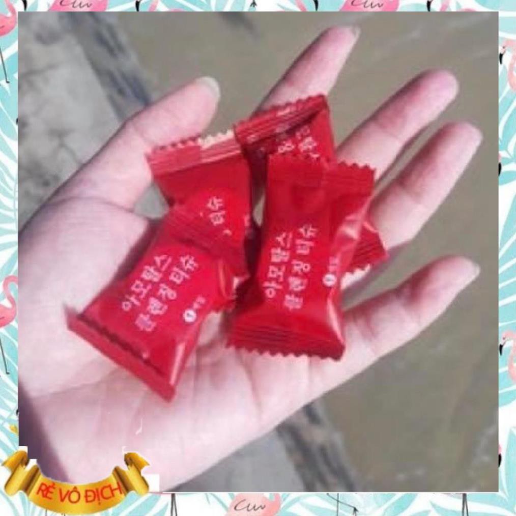 Khăn Nén,Khăn Giấy Nén Hình Viên Kẹo Hàn Quốc Đa Năng, Tiện Lợi - 1 Viên Tròn