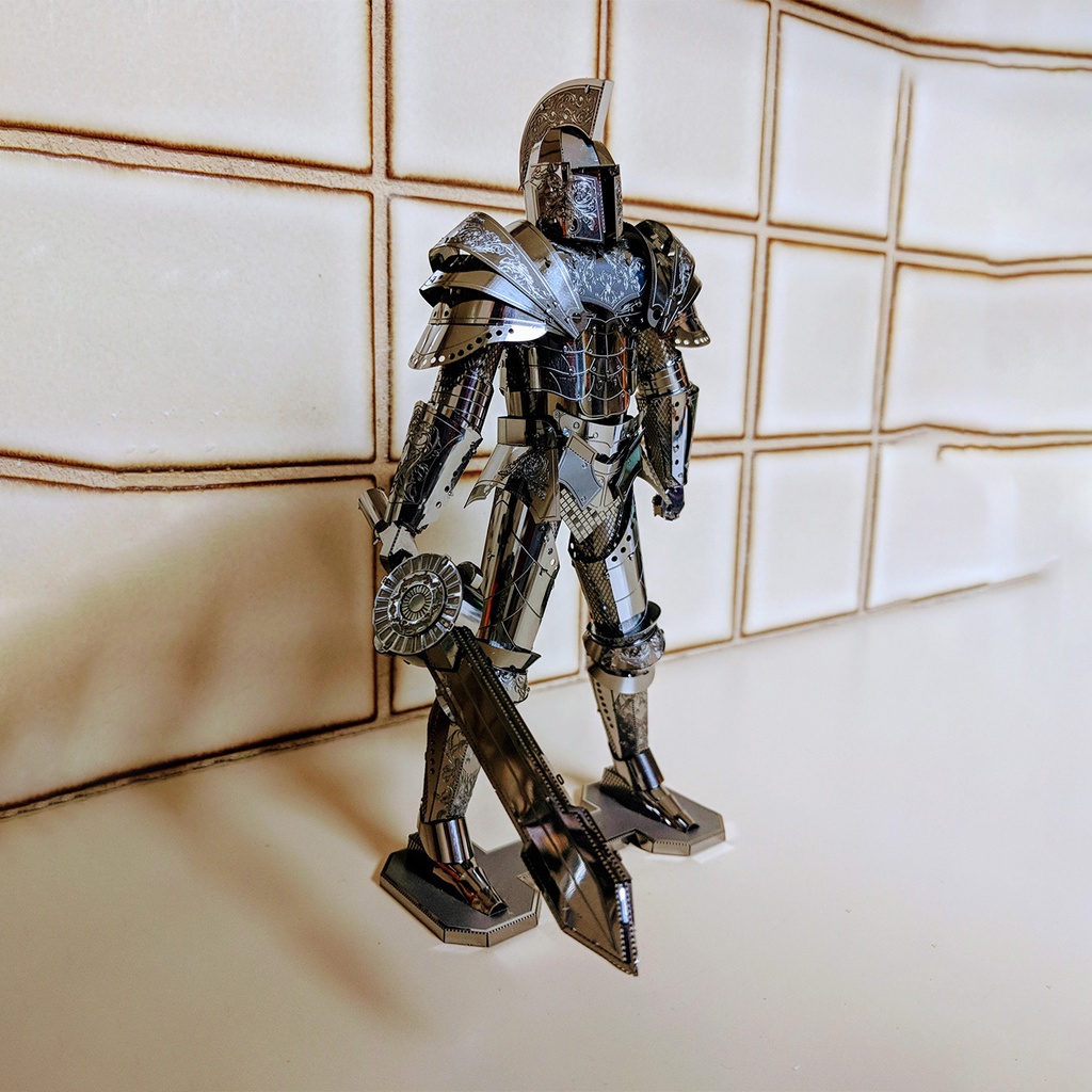 Mô Hình Kim Loại Lắp Ráp 3D Metal Mosaic Kỵ Sĩ Bóng Đêm Black Knight [chưa ráp]