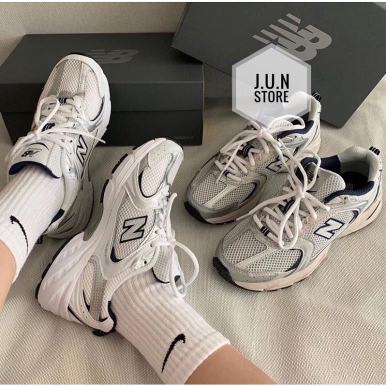 😸 GIÀY NEW.BALANCE530 WHITE BẠC LAI AU SC [ FULL BOX + FREE SHIP ]