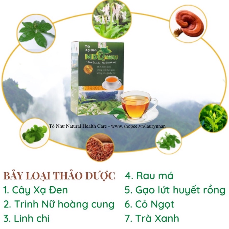 Trà xạ đen thanh nhiệt cơ thể, thải độc, mát gan,hạ mỡ máu men gan, tiêu hoá tốt, giảm đau dạ dày,giải bia rượu.
