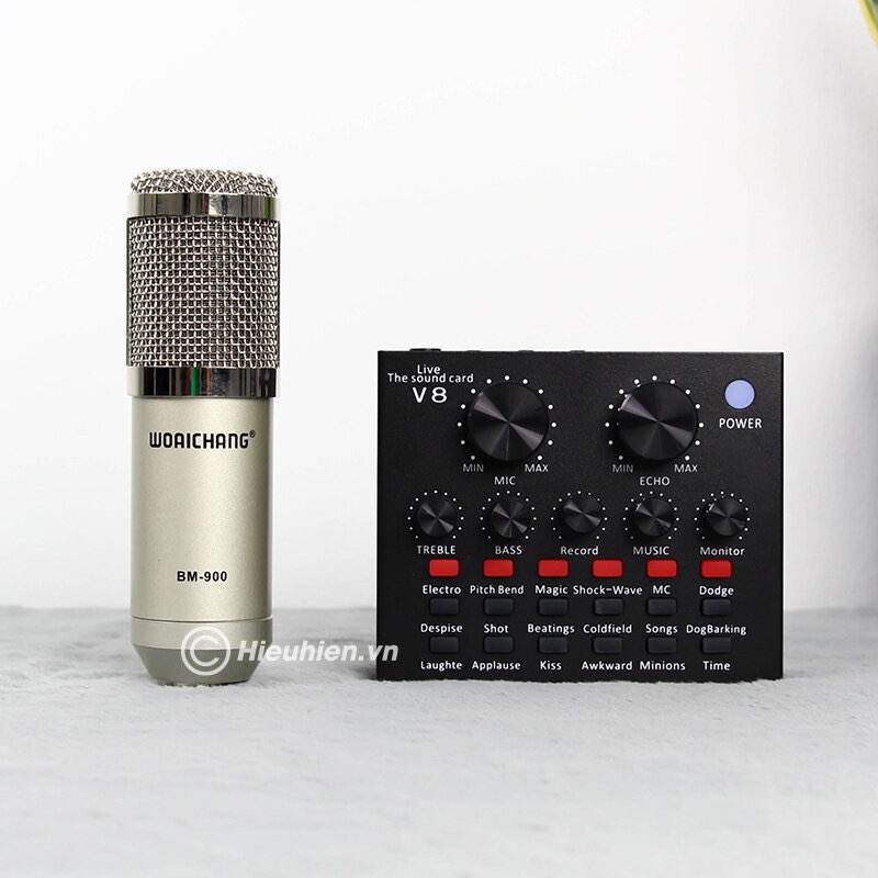 Combo bộ Mic Thu Âm, Hát Karaoke,Livestream online cực hay