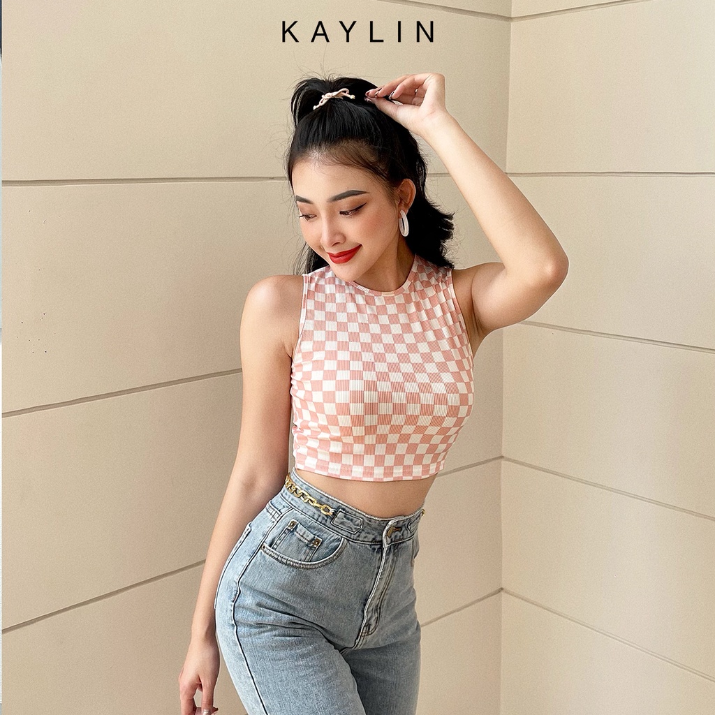 [Mã BMLT30 giảm đến 30K đơn 299K] Áo caro tay ngắn N1714 - KAYLIN