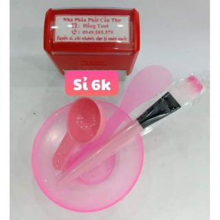 Combo 100 bộ Chén pha mặt nạ_rẻ nhất shopee